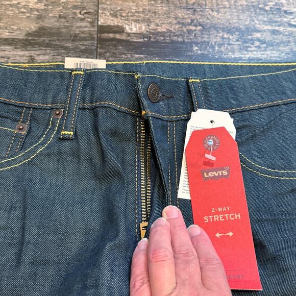 Levis 511 Jeans Mens 31x30 Blue Denim Slim Fit Stretch 2-Way Comfort Mid‎ Rise - Picture 5 of 11